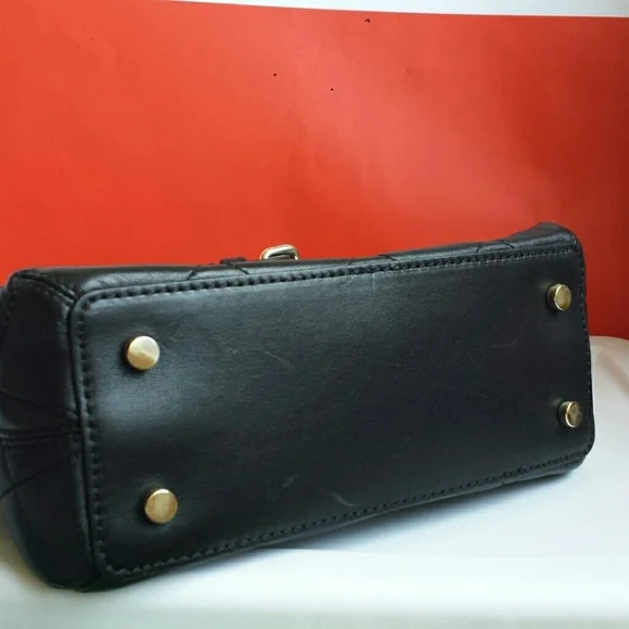 Kate Spade Leather Quilted Satchel Crossbody EUC - Picture 6 of 7